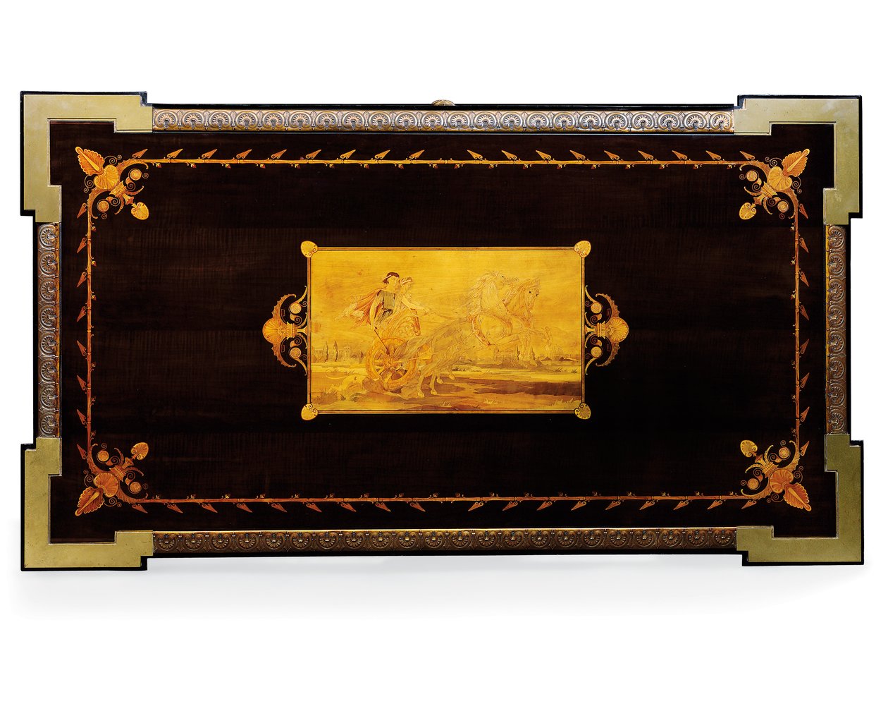 Napoleon III bord, designet af Jean Brandely, intarsia af E. Varlot, Paris, ca. 1850-75 (ormolu, forgyldt kobber, ibenholt og platan) af Charles Guillaume Diehl