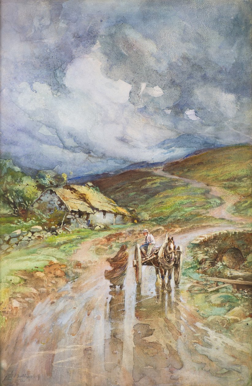 En højlandsstorm af Charles Gustav Louis Phillips
