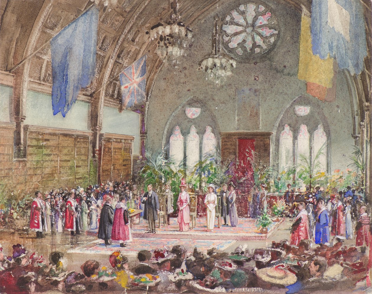 Kongeligt besøg i Dundee af Charles Gustav Louis Phillips