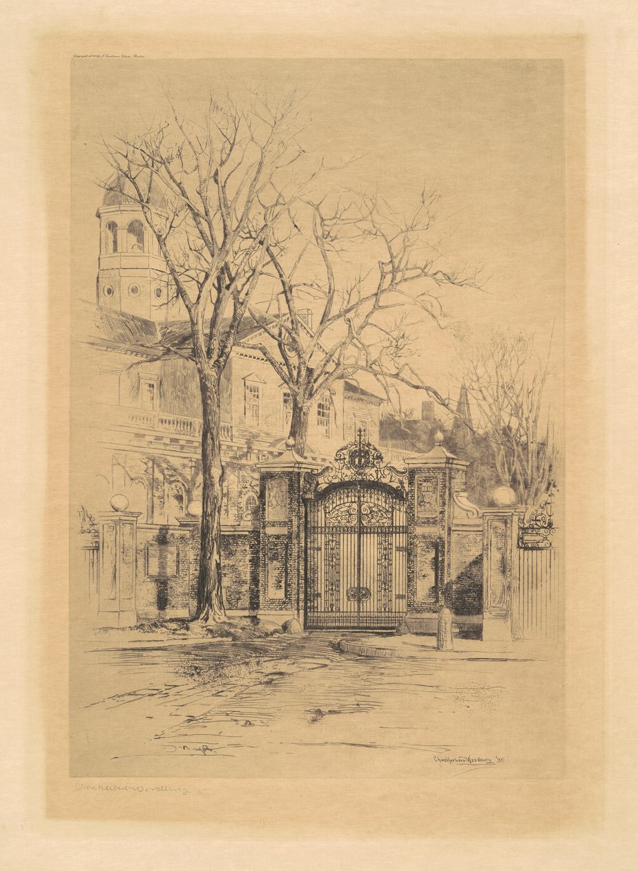 Johnson Gate, Cambridge, Massachusetts af Charles H. Woodbury