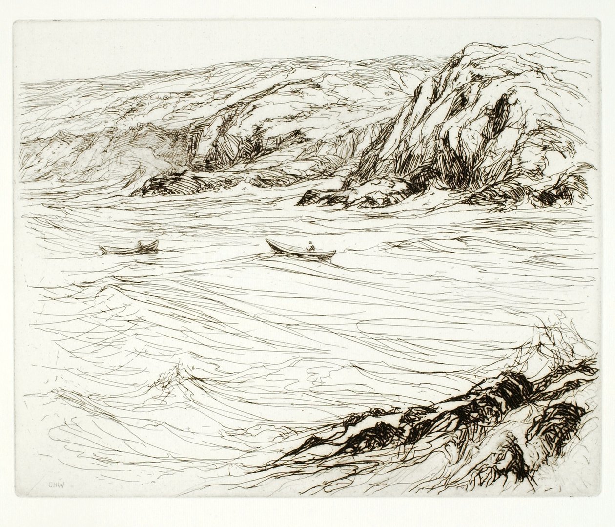 Tidevandsranden af Charles H. Woodbury