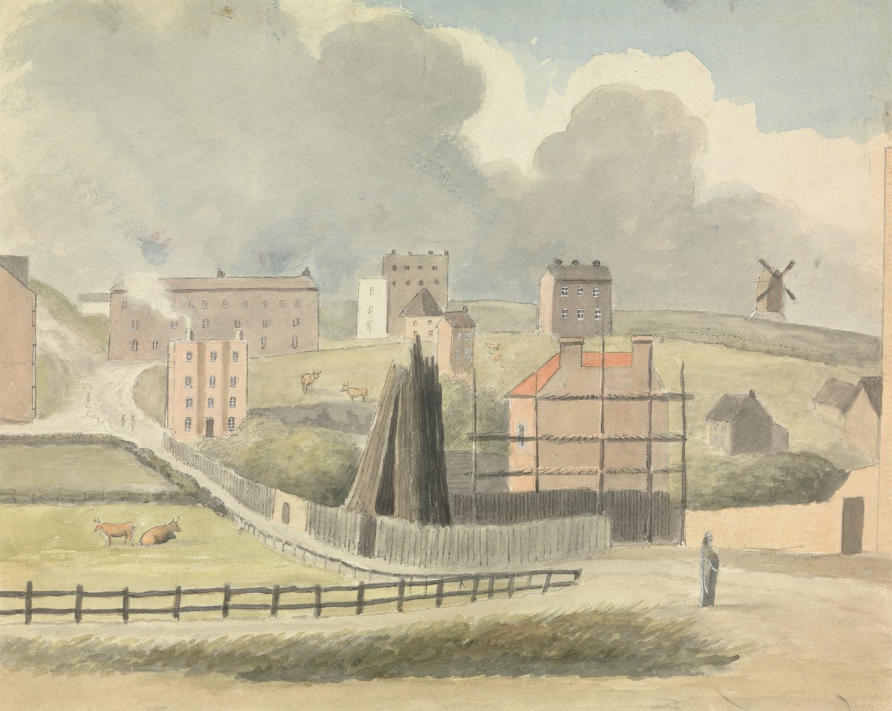 Farming Village af Charles Hamilton Smith