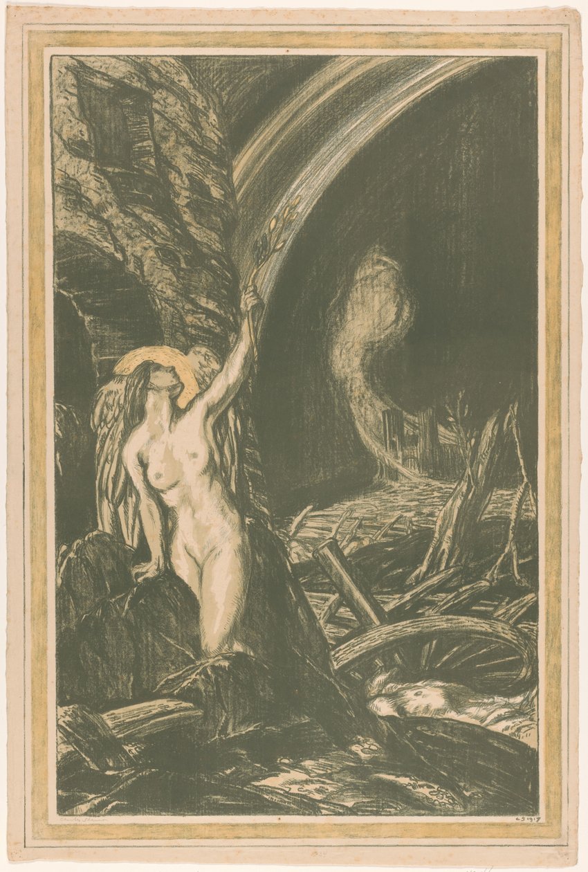 Allegori om kunstens genfødsel efter Første Verdenskrig The Rebirth of the Arts (original titel) The Great War: Britain