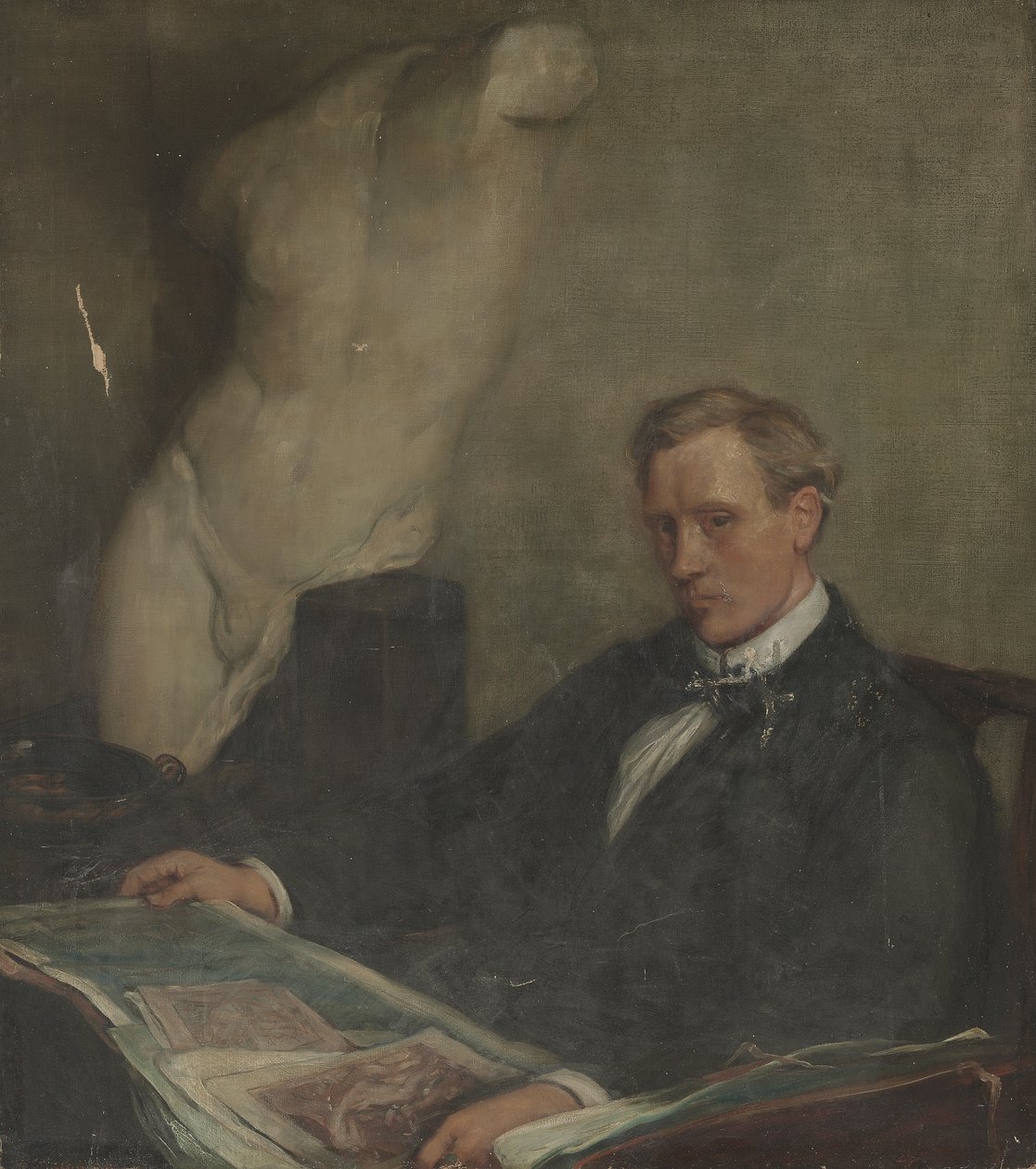 Selvportræt af Charles Haslewood Shannon