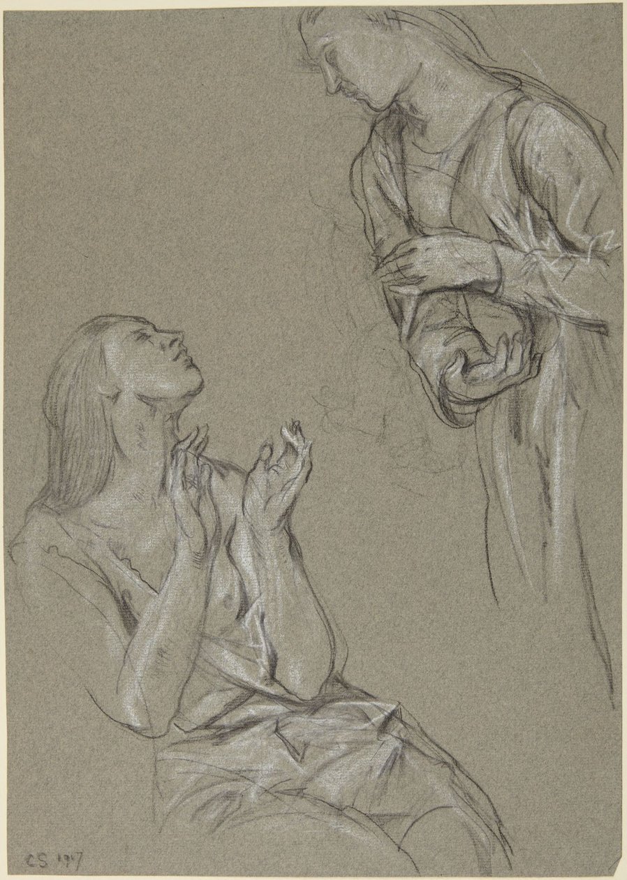 Studier af kvinder af Charles Haslewood Shannon