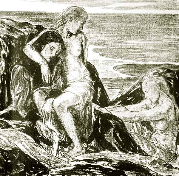 Ebbe tidevandet af Charles Haslewood Shannon