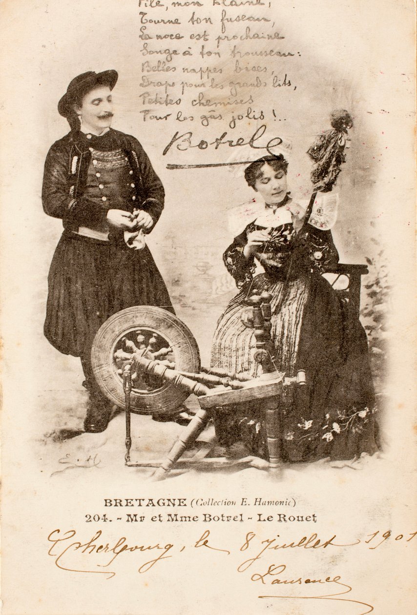 Gammelt postkort / Le Rouet / Bretagne / Frankrig af Augustus Kollner
