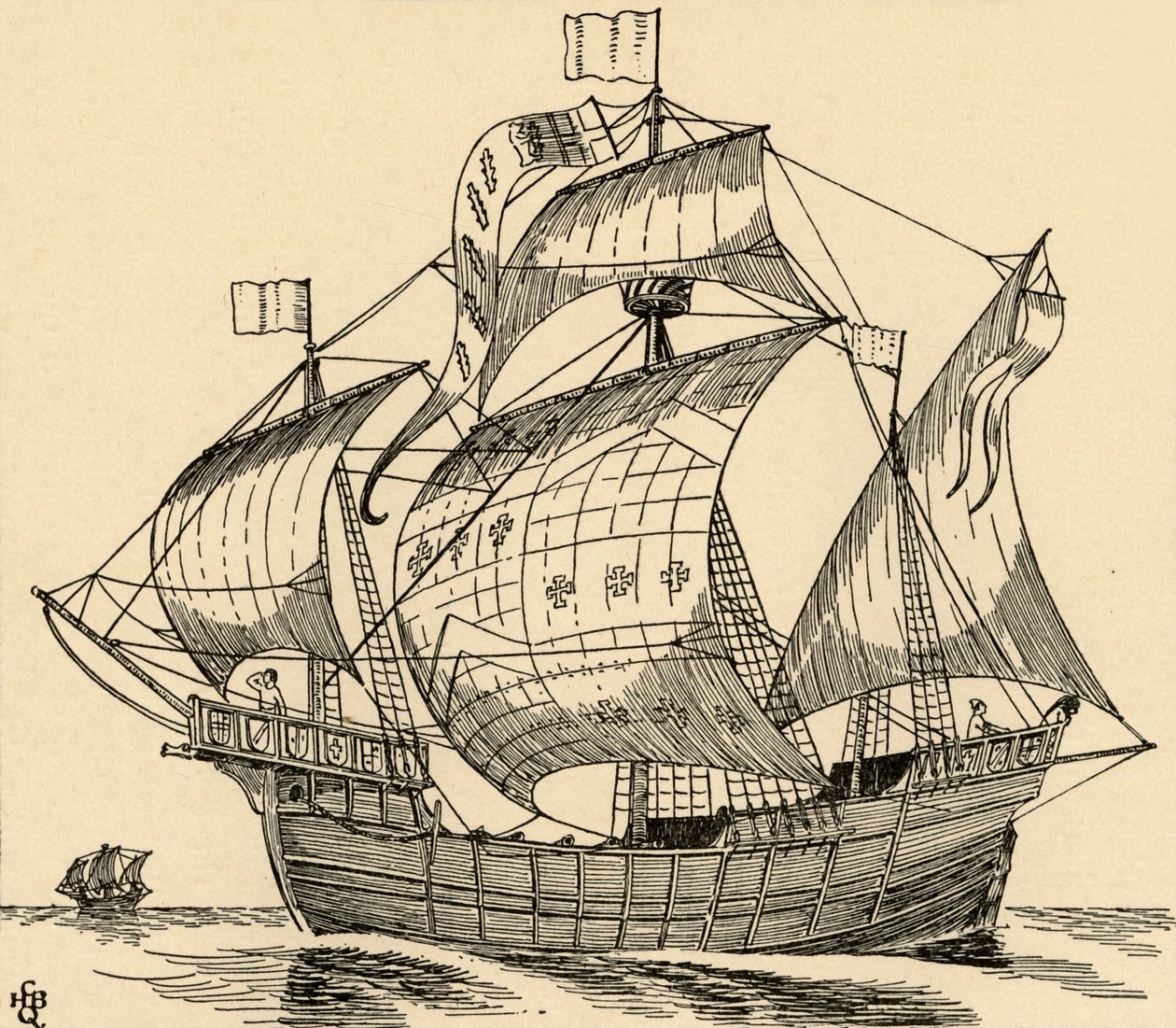 Et skib fra Christopher Columbus
