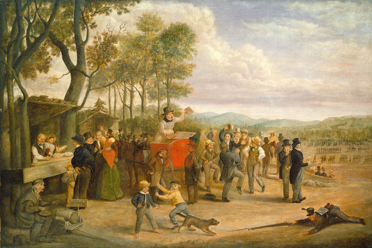 Mønstringsdag af Charles Henry Granger