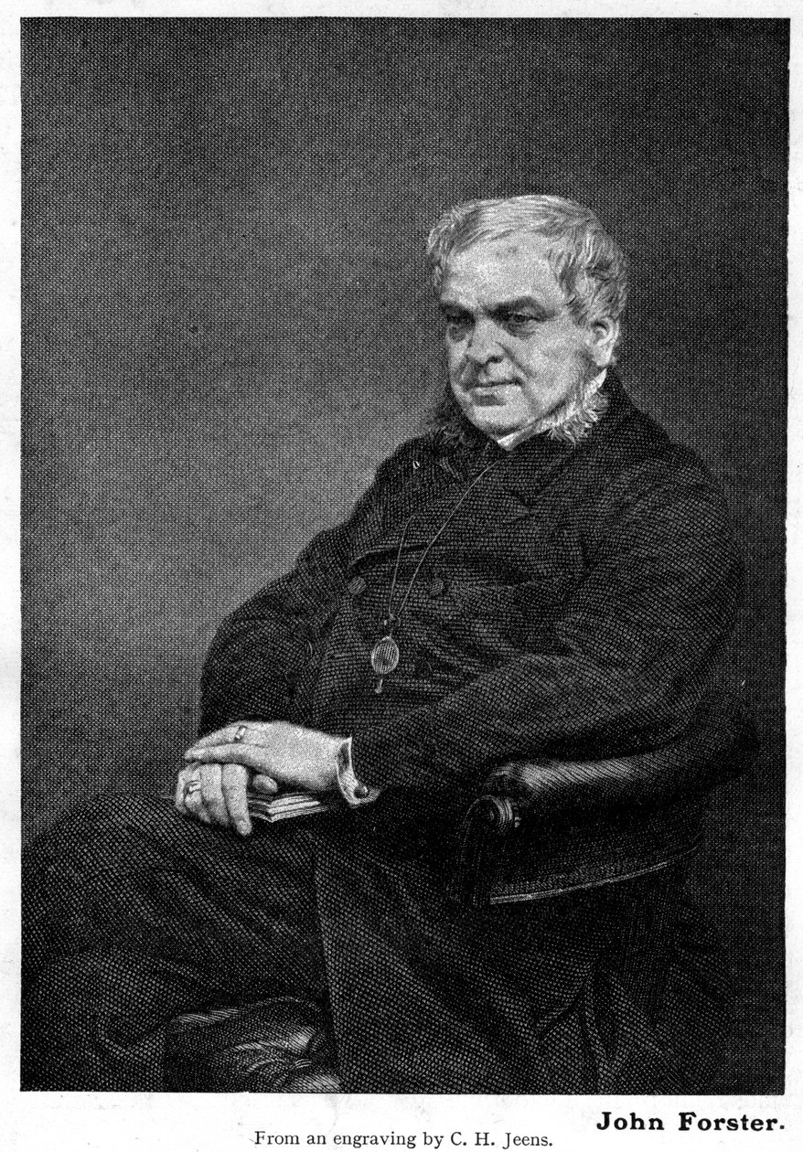John Forster, c1860-1900. af Charles Henry Jeens