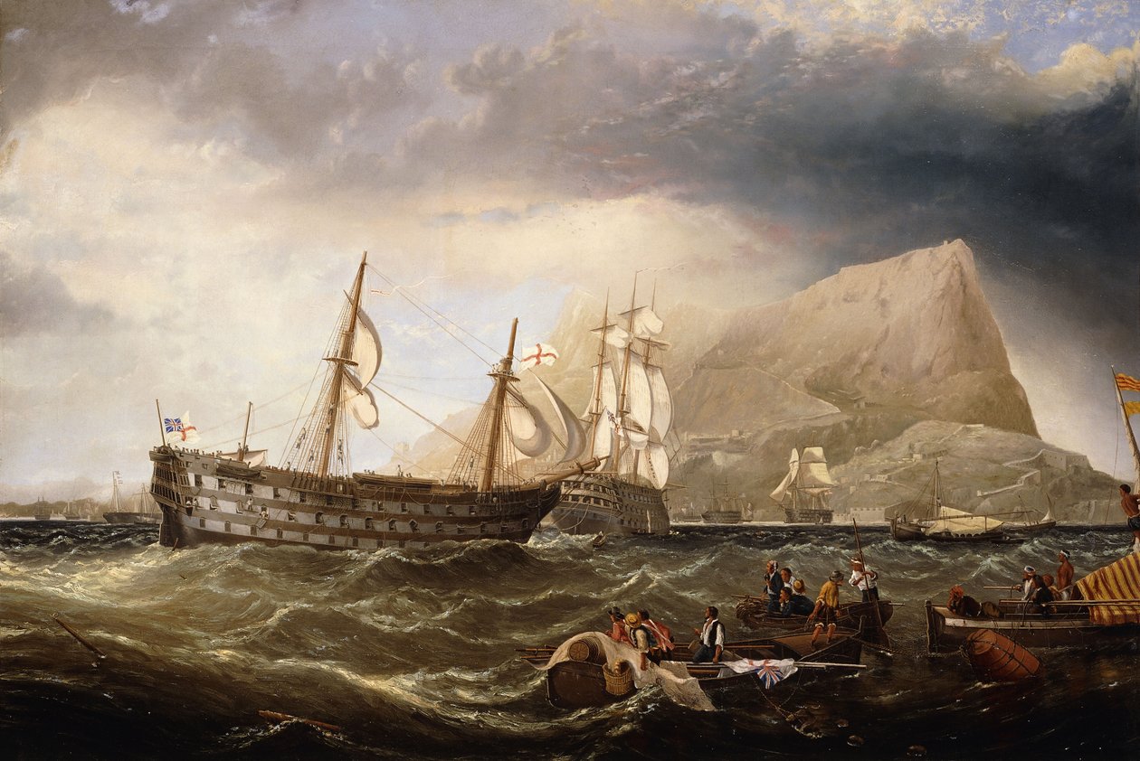 Forsendelse fra Gibralter, 1877 af Charles Henry Miller
