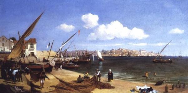 Havnen, Lissabon af Charles Henry Seaforth