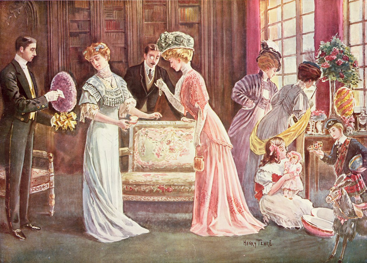 Påskeæg i byen, 1908 af Charles Henry Tenre
