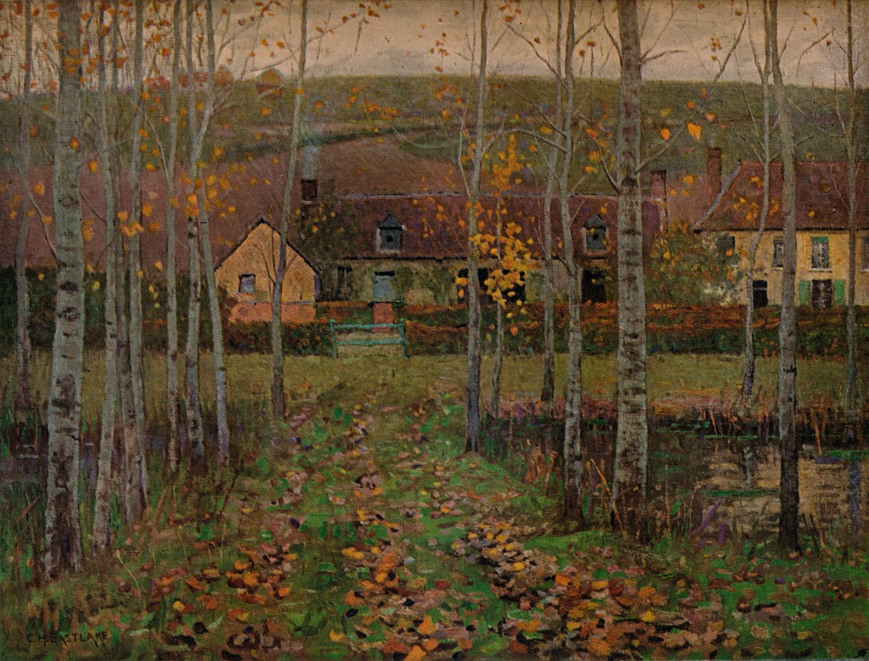 Dvælende blade, 1901, 1906 af Charles Herbert Eastlake