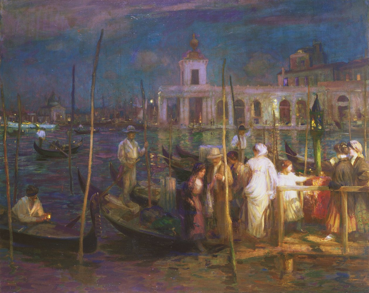 En aften i Venedig, ca. 1910 af Charles Hodge Mackie