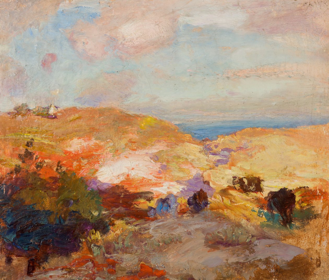 Landskab (olie) af Charles Hodge Mackie