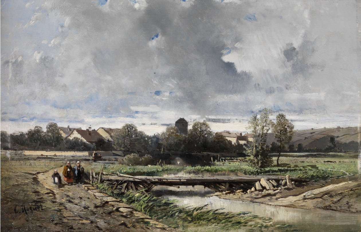 En landsby i Normandiet af Charles Hoguet