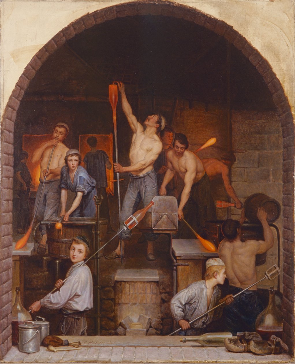 Indretning af en ovn, 1865 af Charles Housez