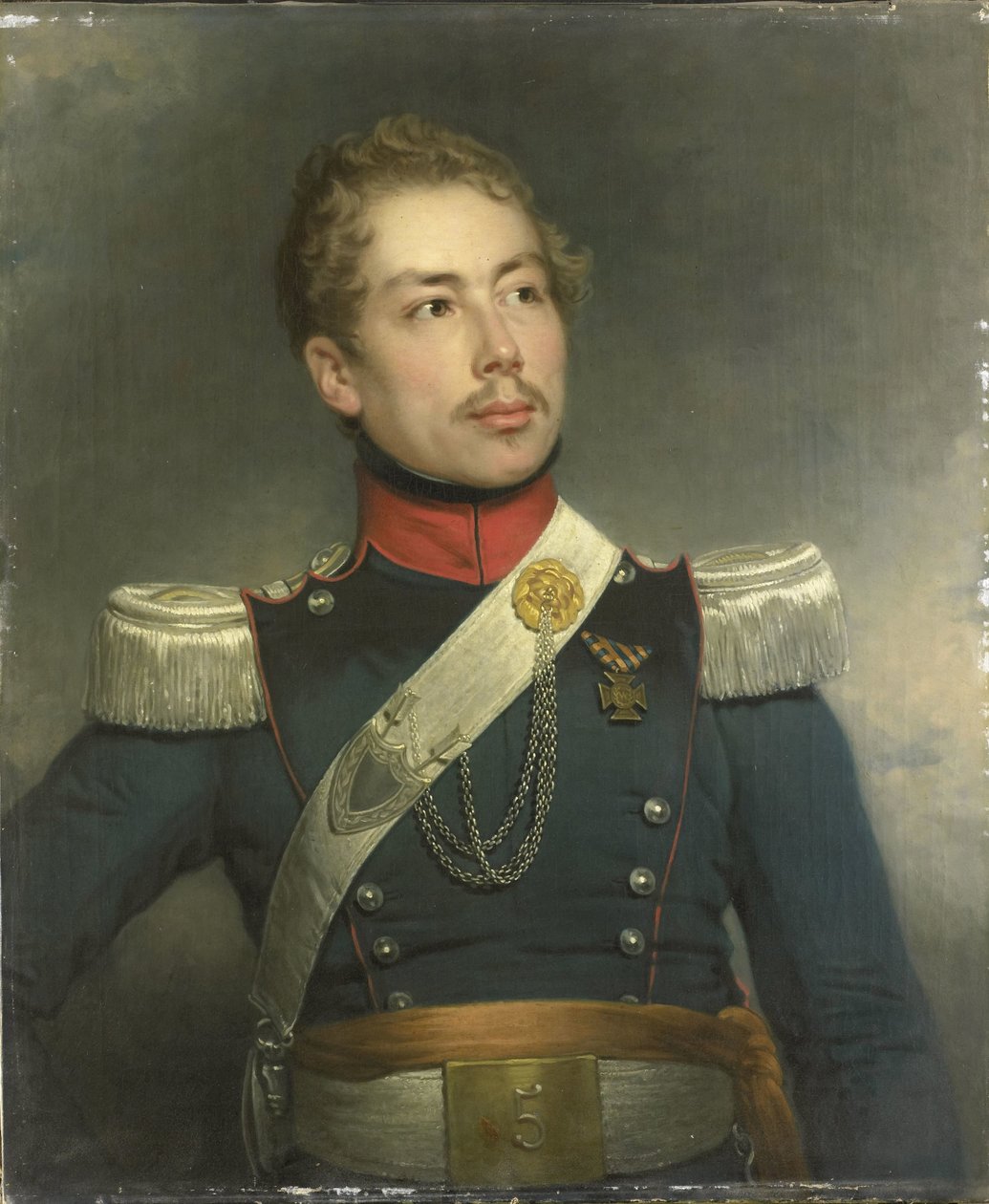 Christian Edouard Fraser (1812-79), sekondløjtnant for 5. Dragonregiment af Charles Howard Hodges