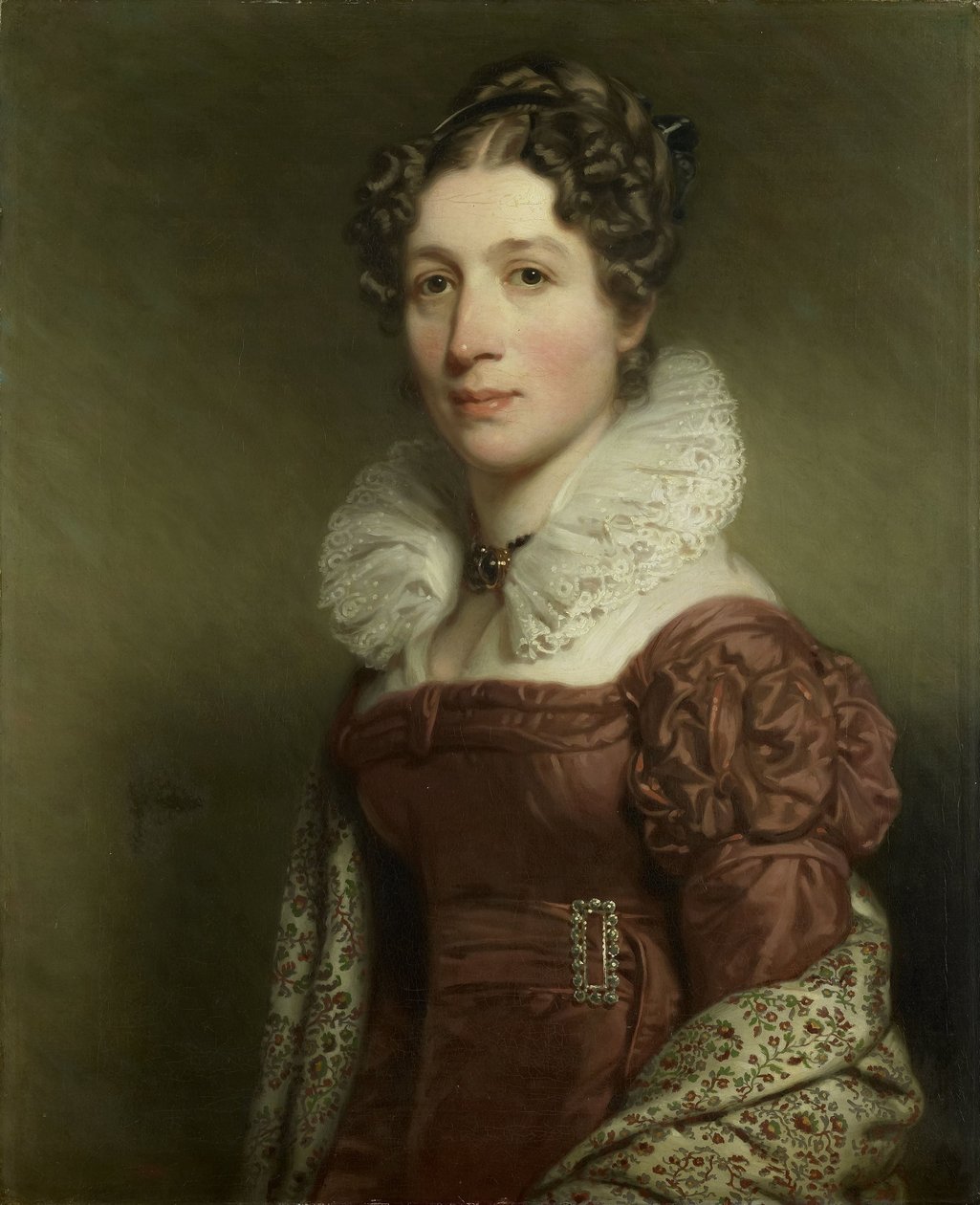 Jacoba Vetter (1796-1830), kone til Pieter Meijer Warnars, Amsterdam-boghandler af Charles Howard Hodges