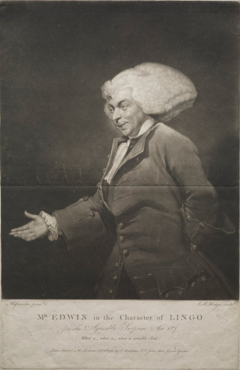 Hr. Edwin i Lingos tegn, 1784. af Charles Howard Hodges