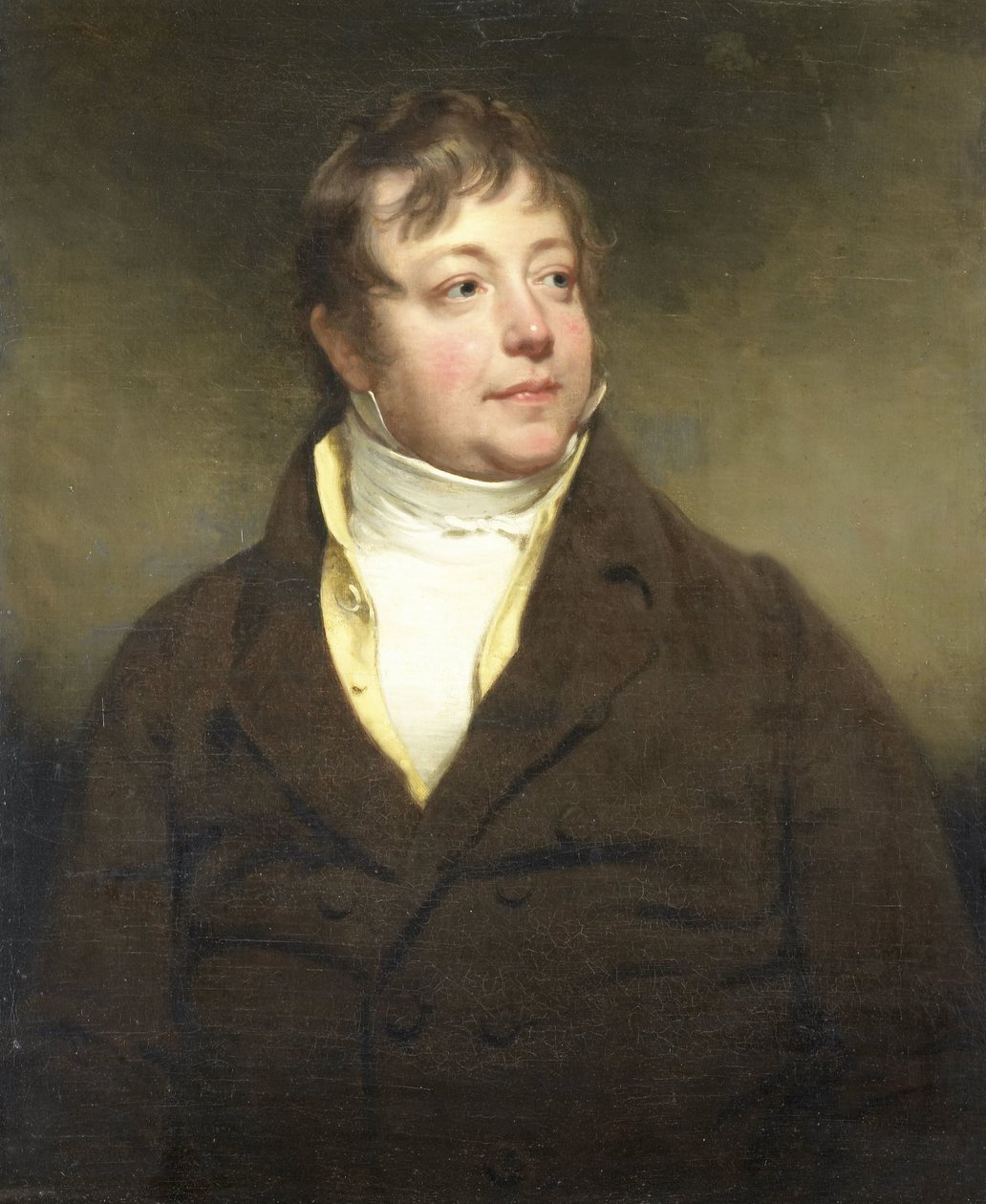 Portræt af en mand, måske J.W. Beynen af Charles Howard Hodges