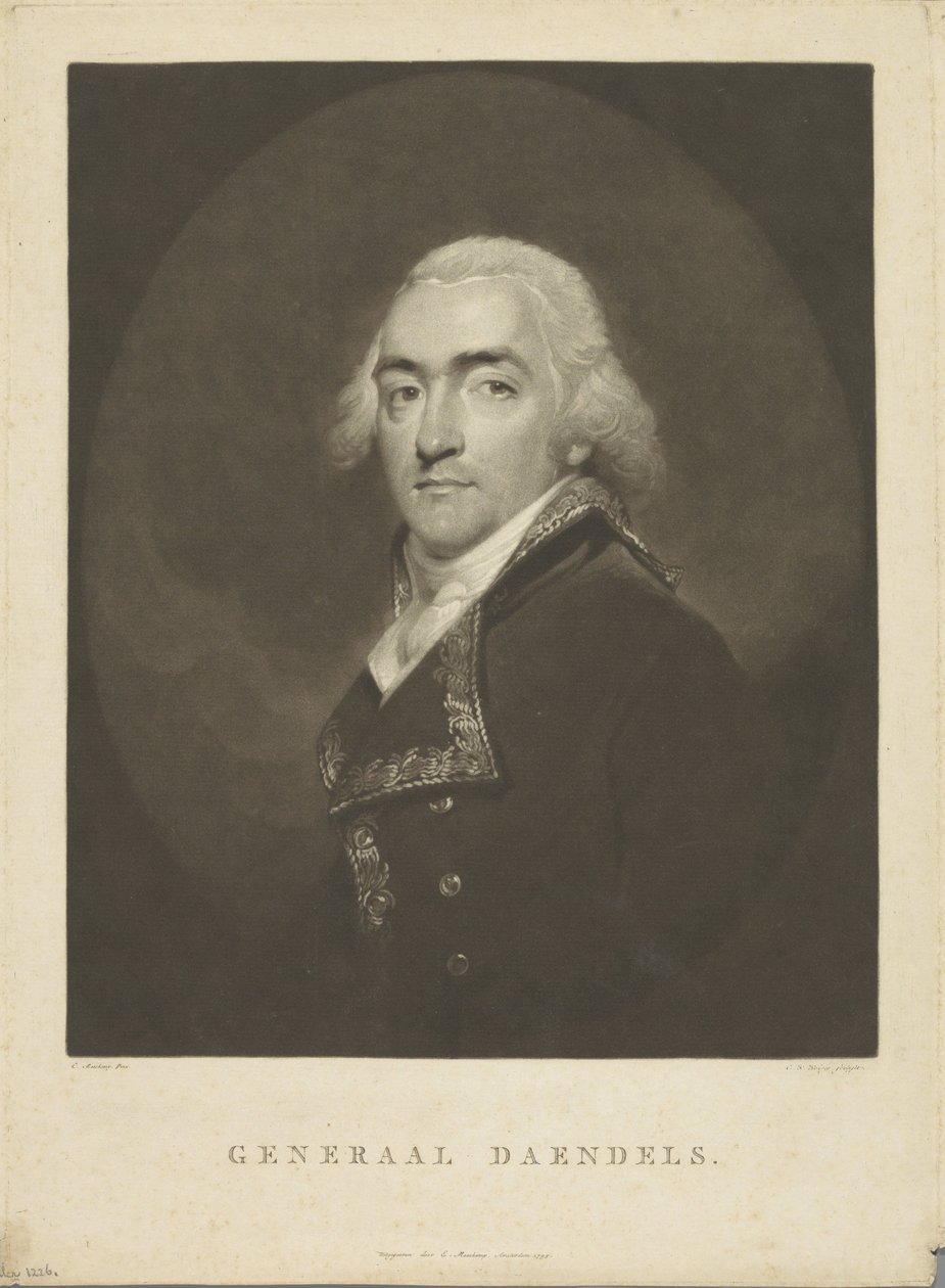 Portræt af Herman Willem Daendels af Charles Howard Hodges