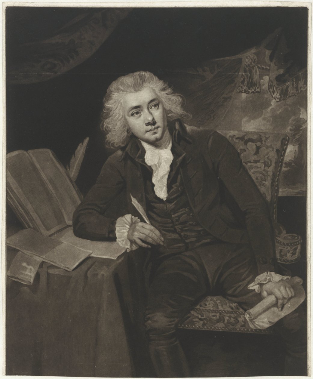 Portræt af William Wilberforce af Charles Howard Hodges