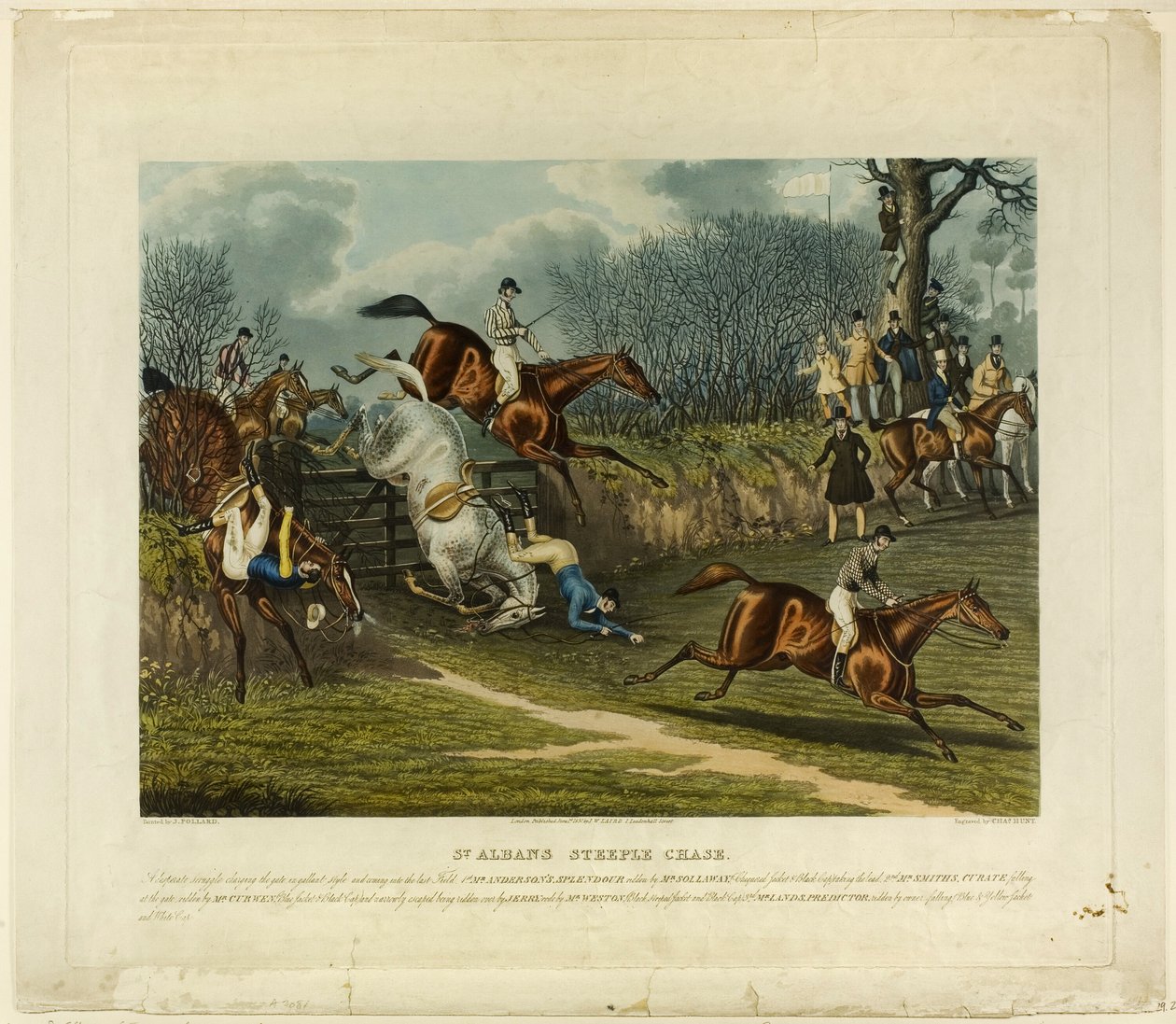 Saint Albans steeplechase af Charles Hunt