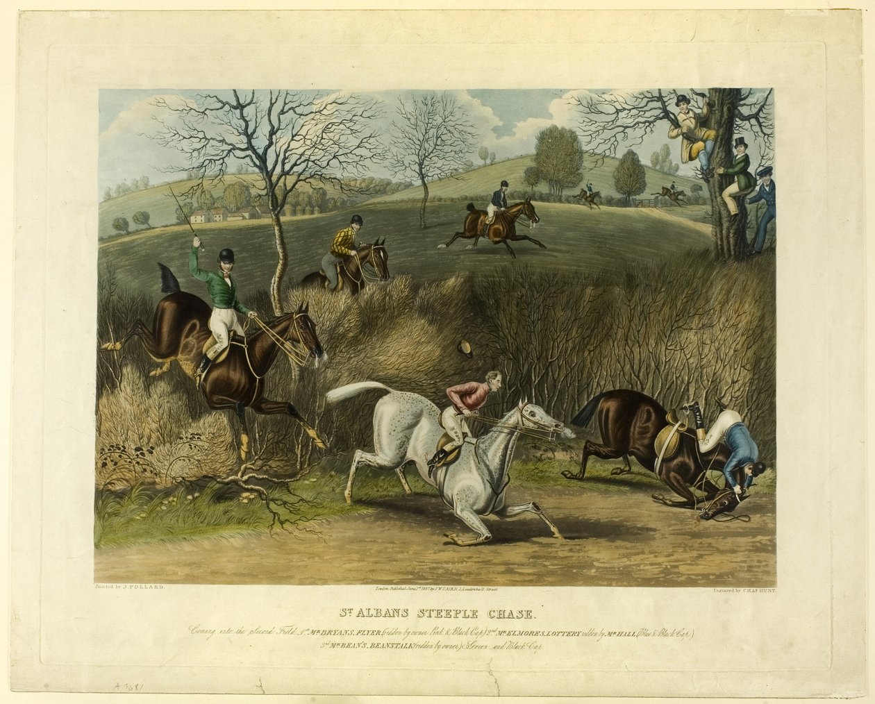 Saint Albans steeplechase af Charles Hunt