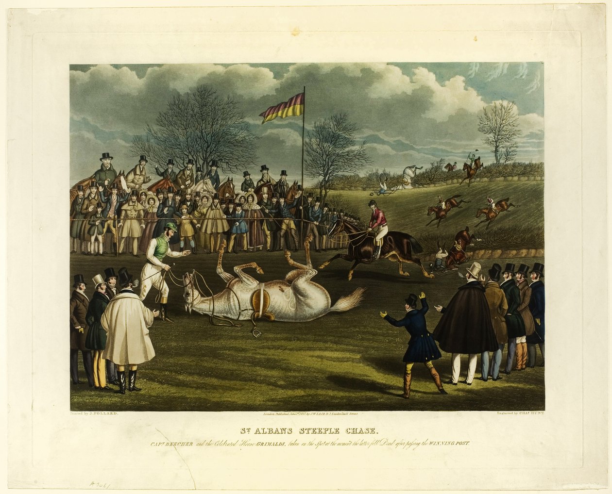 Saint Albans steeplechase af Charles Hunt
