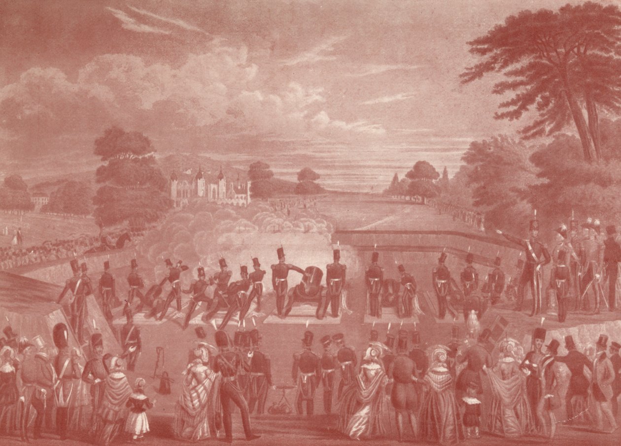 Mørtelbatteriet i Woolwich, 1847 1909 af Charles Hunt