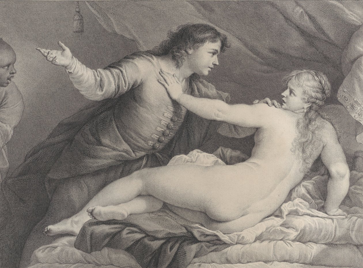 Tarquin og Lucretia, 1752. af Charles Hutin
