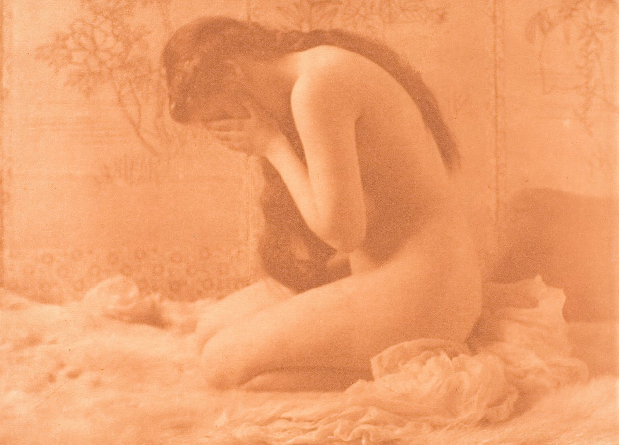 Grædende Magdalen, ca. 1897. af Charles I. Berg