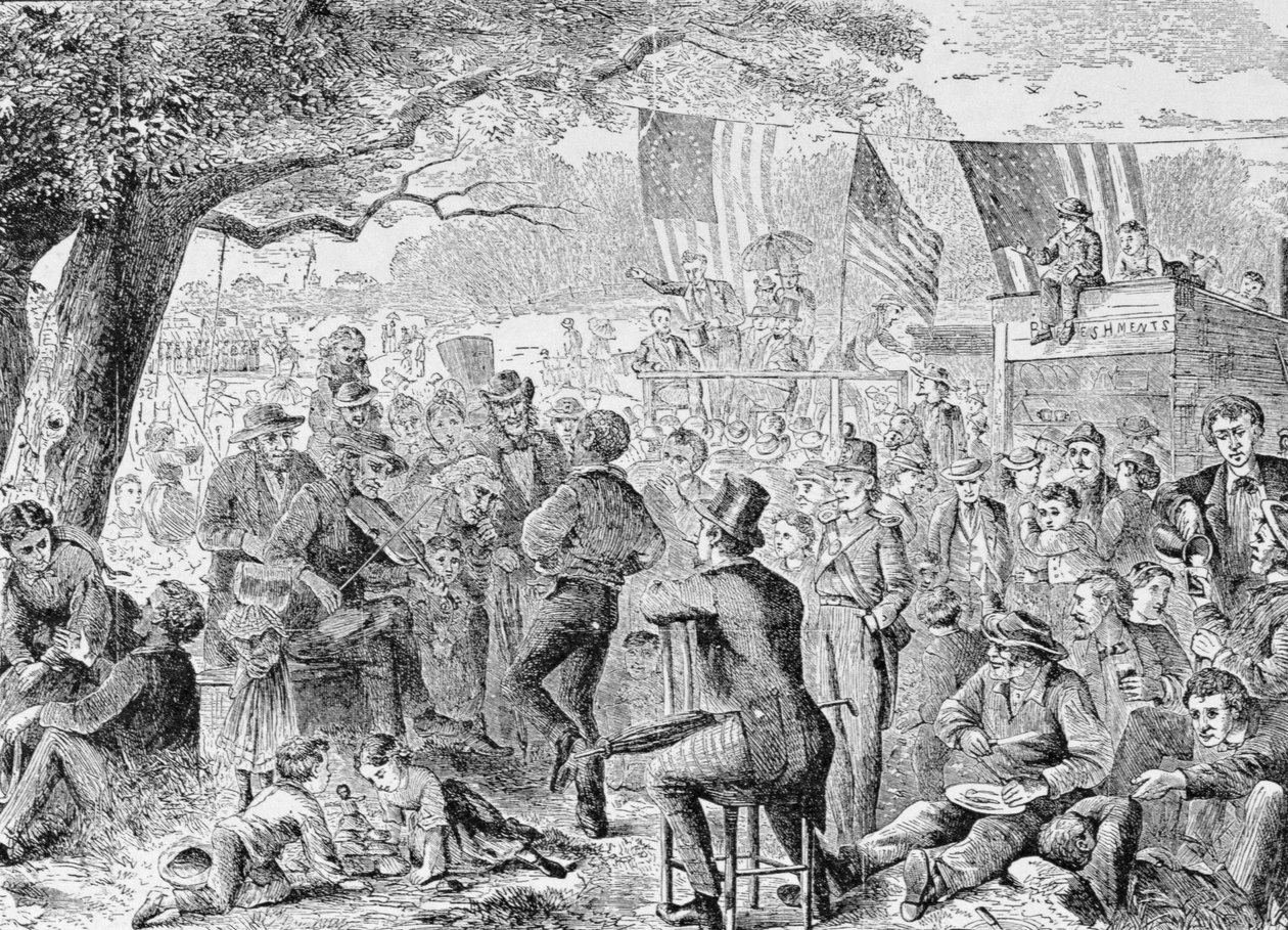The Fourth of July, illustration fra 