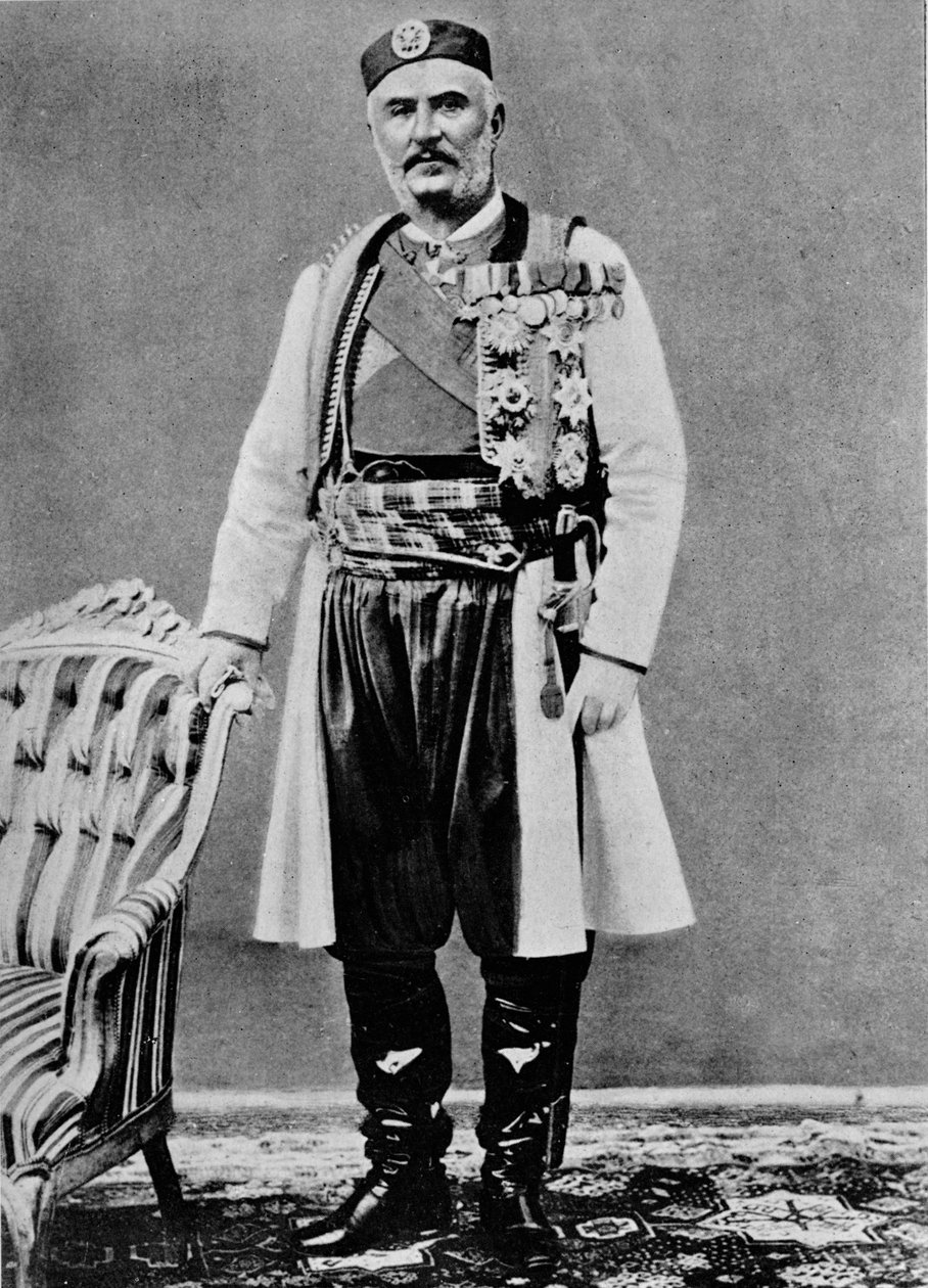 Nicholas I., konge af Montenegro, c1913 af Charles J. S. Makin