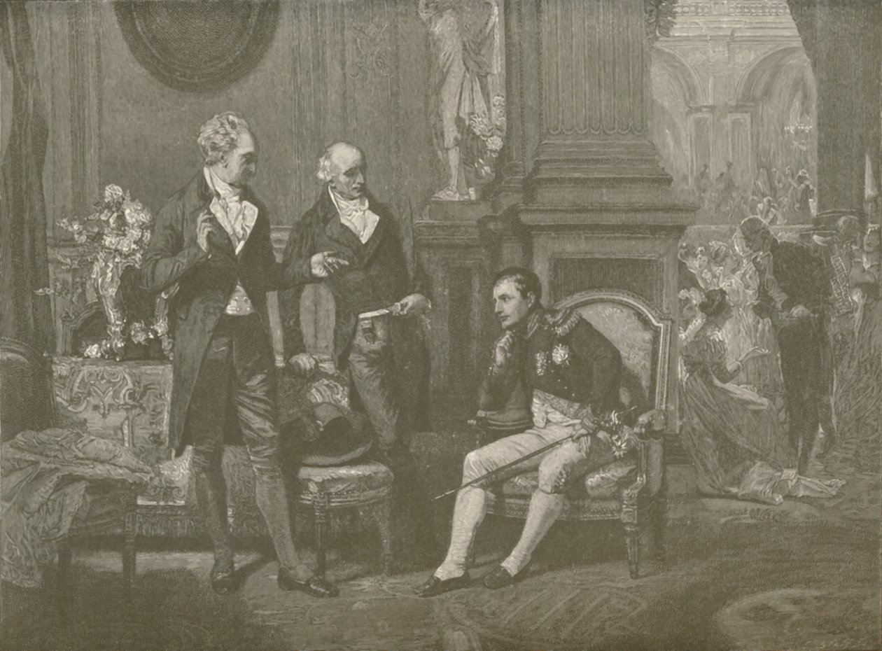 Napoleon, Goethe og Wieland, 1808, 1896 af Charles J. State