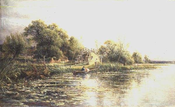 Hurley Bridge af Charles James Lewis