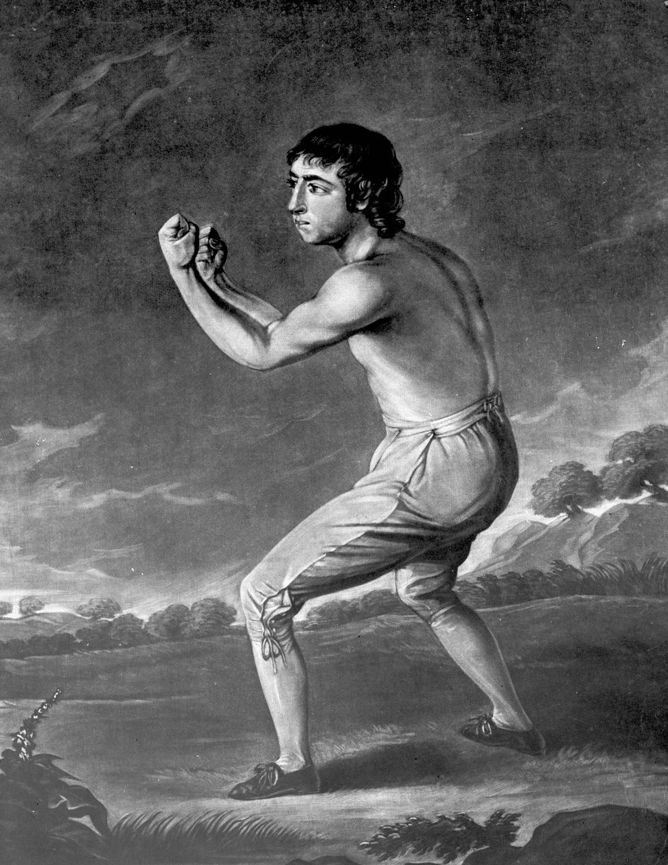 Daniel Mendoza, graveret af Henry Kinsbury, 1789 af Charles Jean Robineau