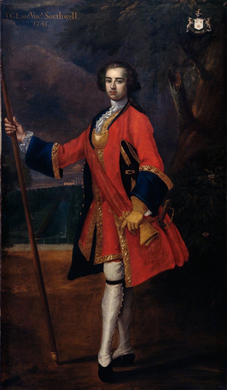 Løjtnant Thomas George Southwell, Coldstream Guards, 1739 af Charles Jervas