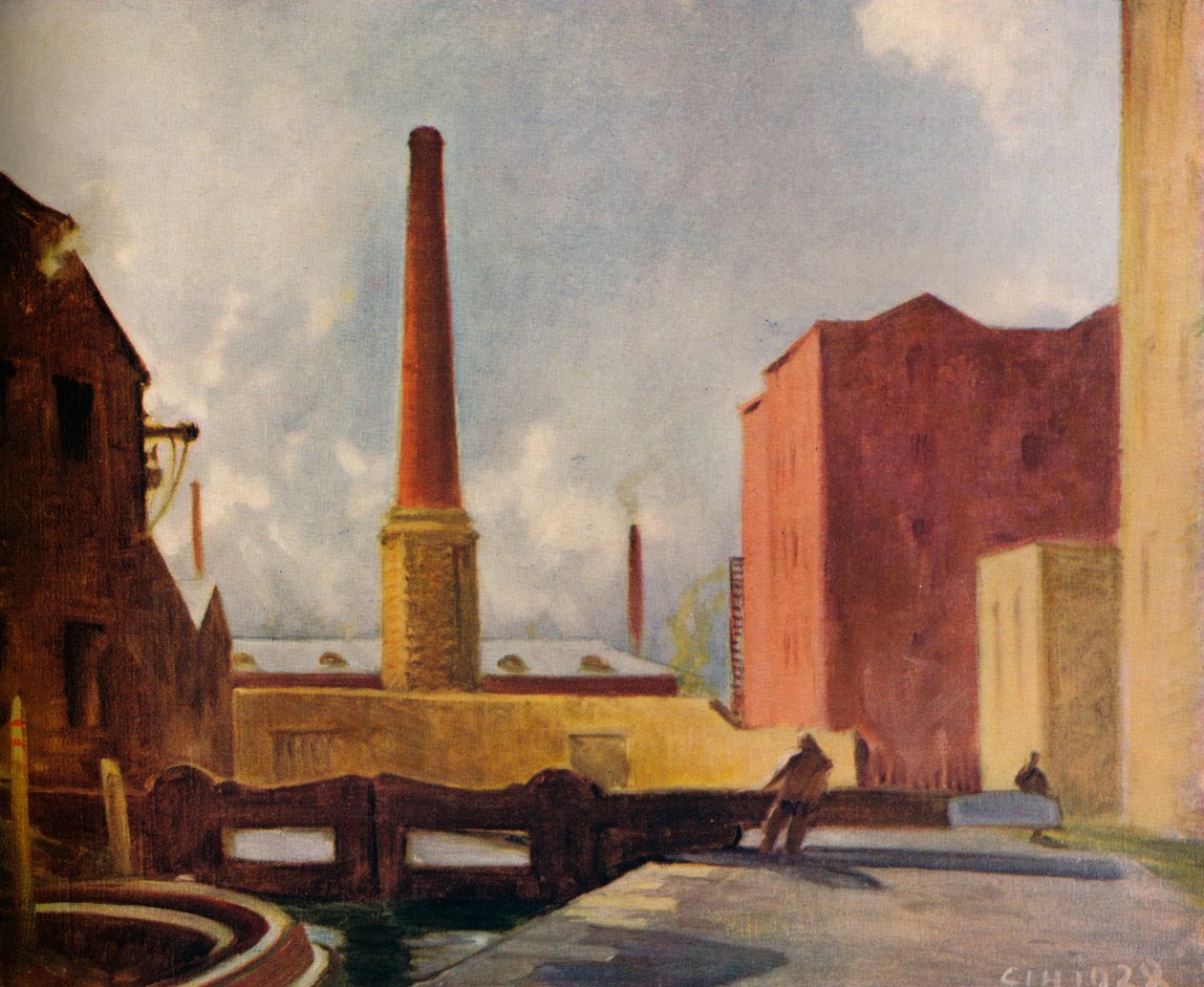 Lock Gates, Blackburn, 1928 1931 af Charles John Holmes