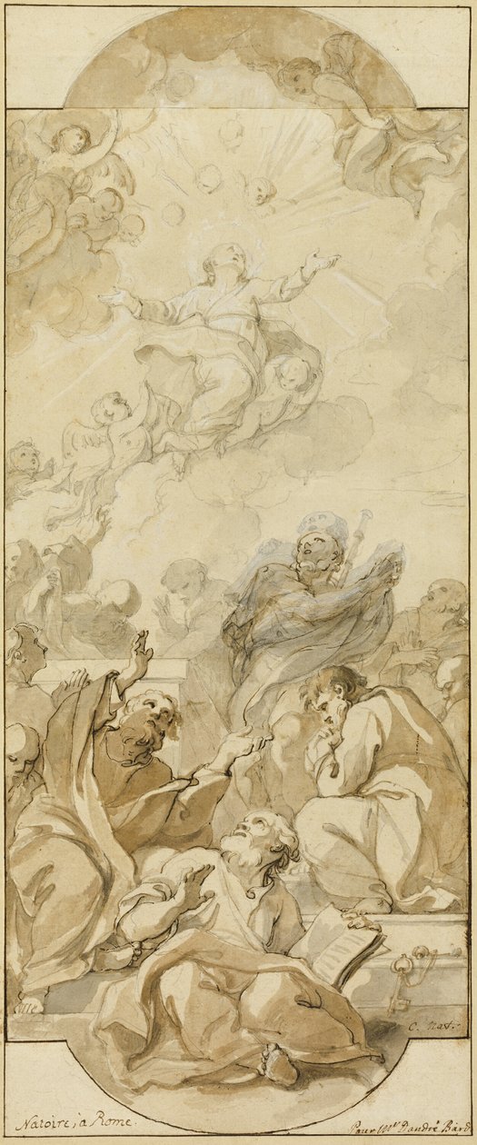 Jomfru Marias himmelfart af Charles Joseph Natoire