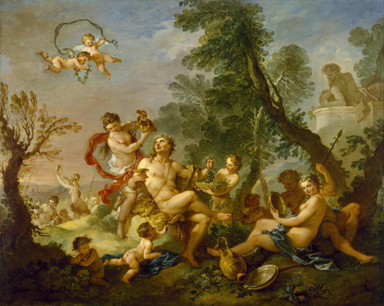 Bacchanal af Charles Joseph Natoire