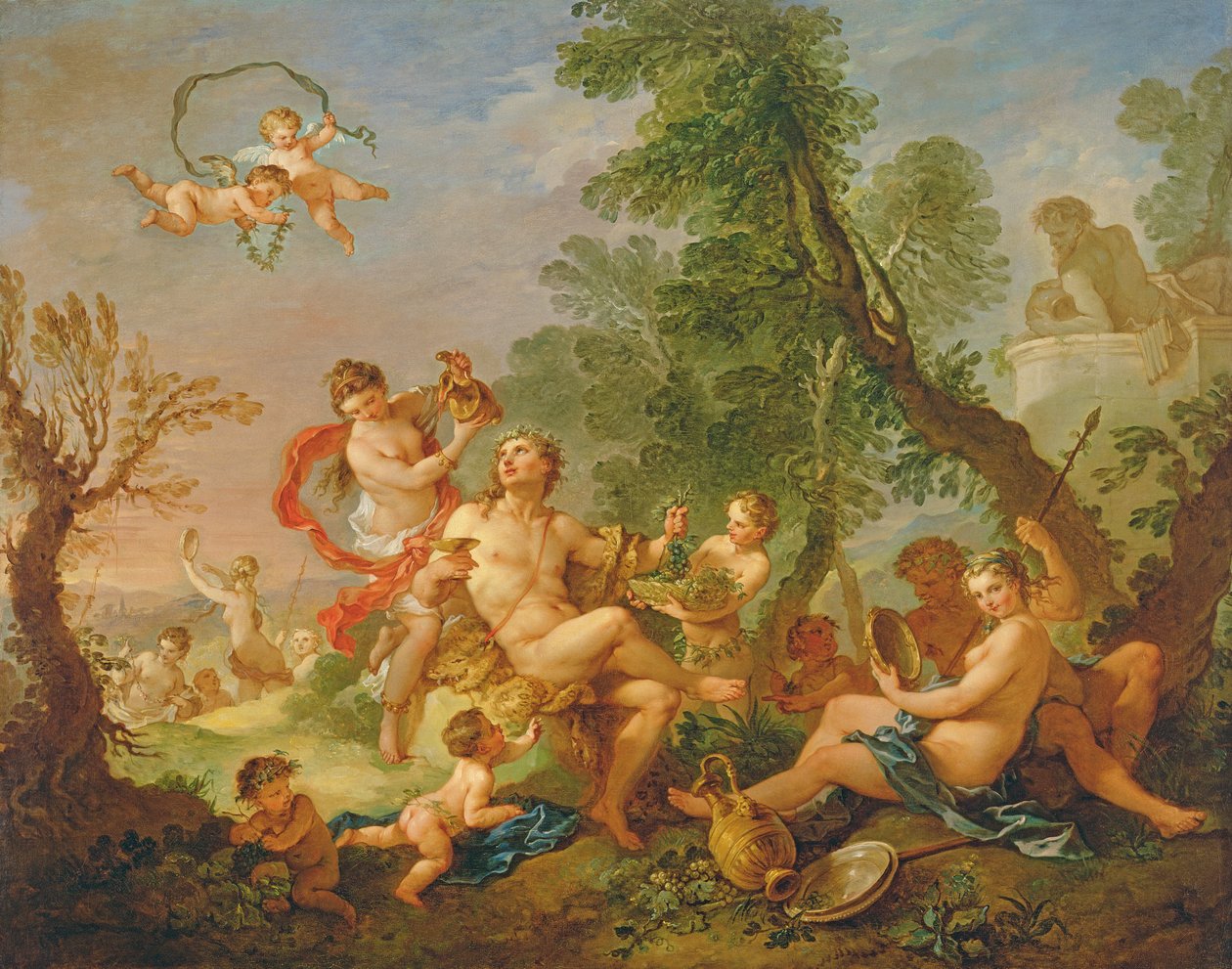Bacchanal, ca. 1747 af Charles Joseph Natoire