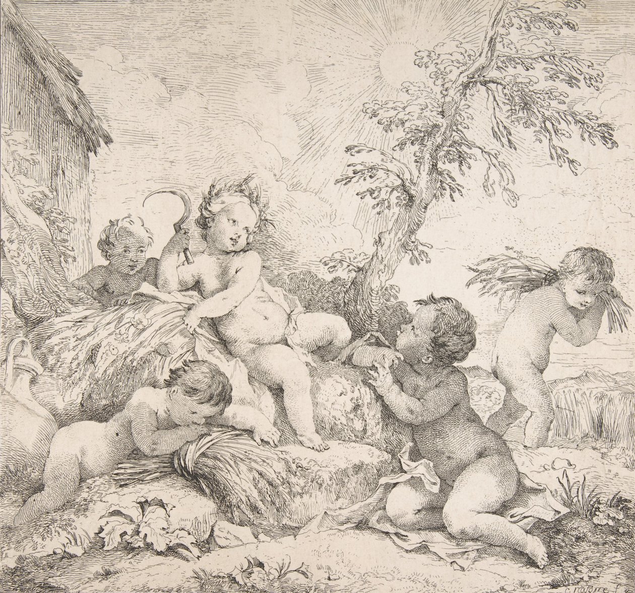 Sommer Sommer, ca. 1735. af Charles Joseph Natoire