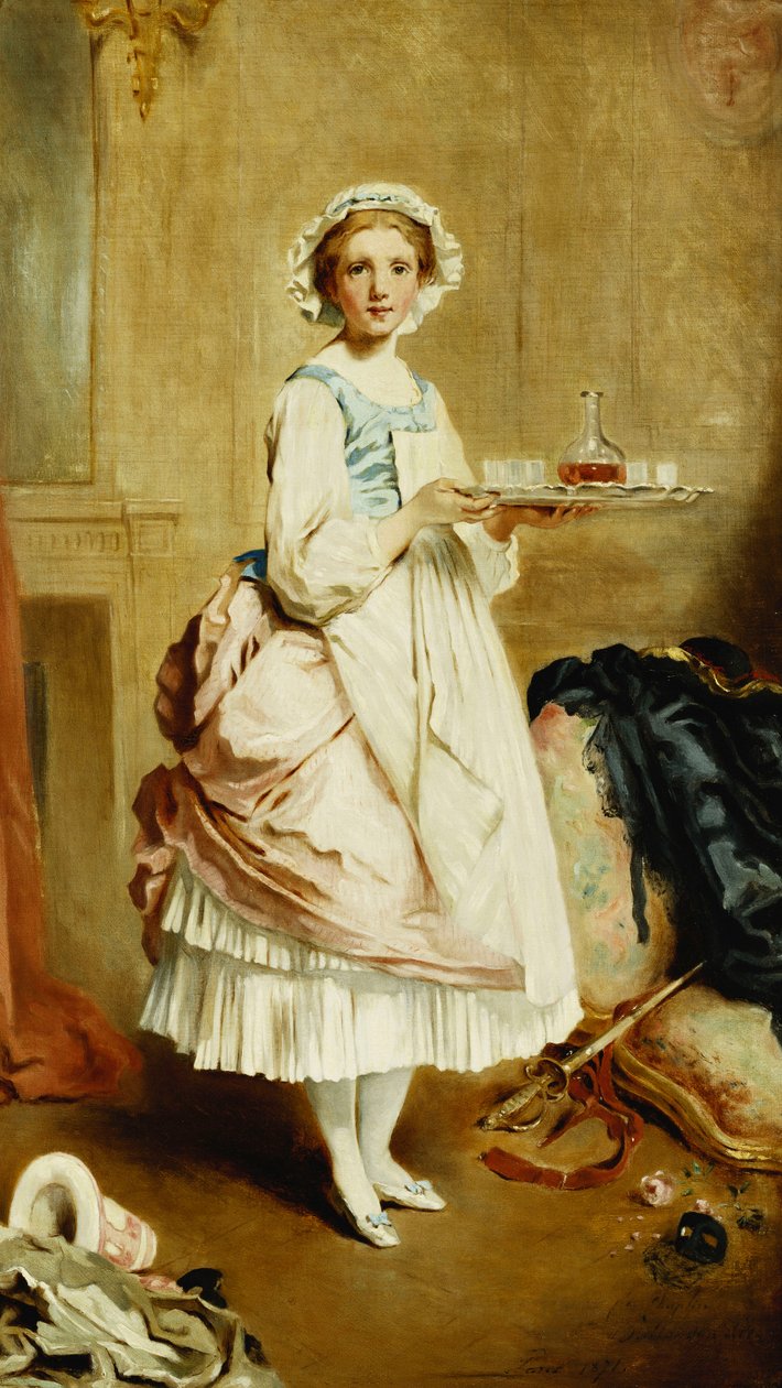 Efter maskebal, 1871 af Charles Joshua Chaplin