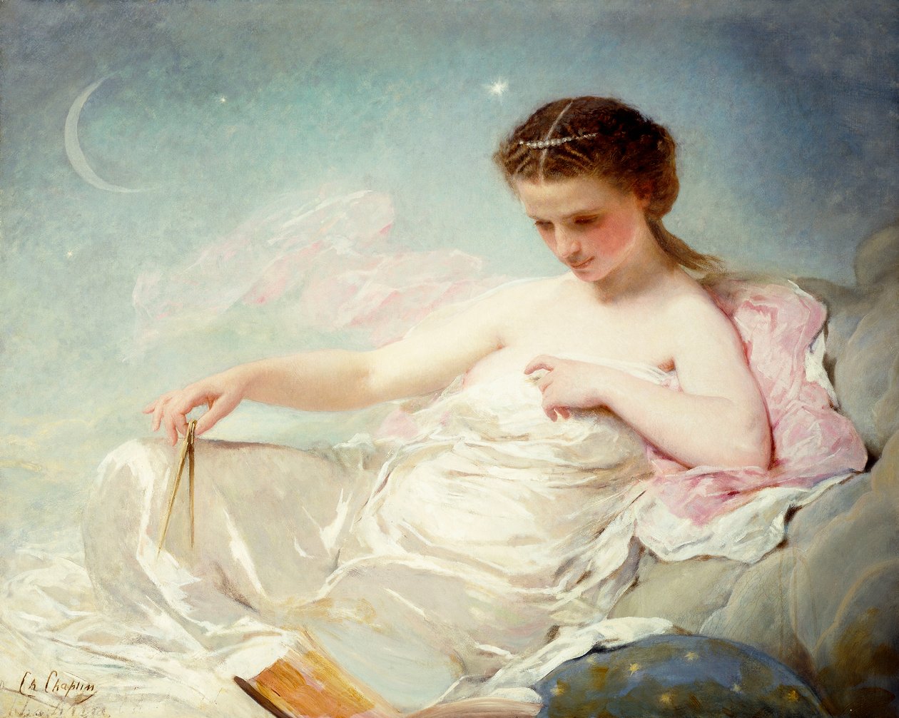 Personificering af videnskaberne, af Charles Joshua Chaplin