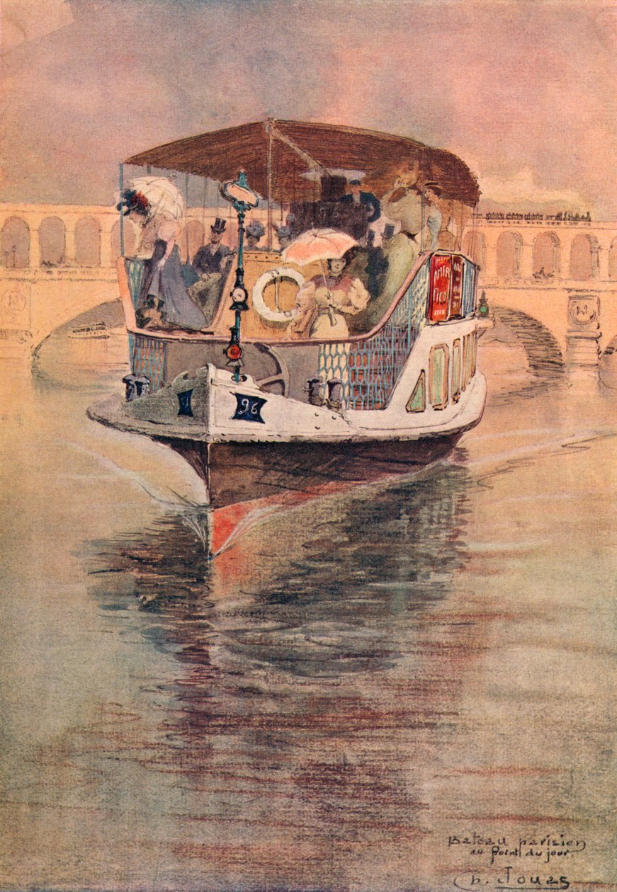 Bateau-Parisien ved Point du Jour, 1915 af Charles Jouas