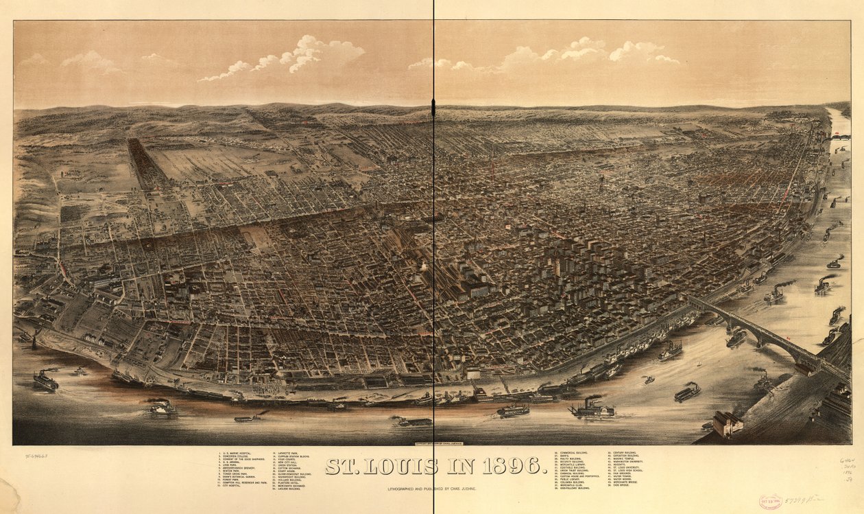 St. Louis i 1896 af Charles Juehne
