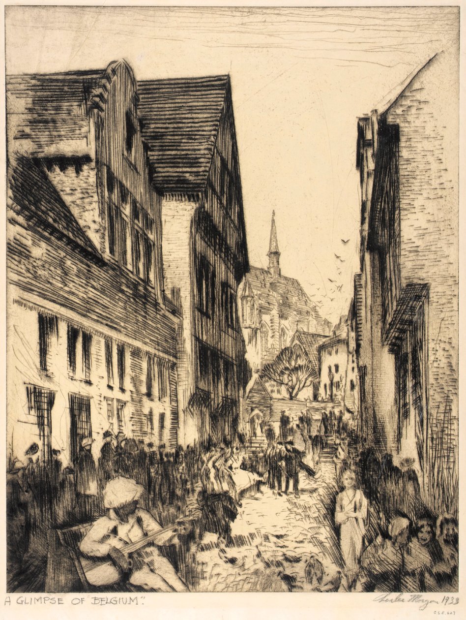 Et glimt af Belgien, Chicago Fair af Charles L. Morgan